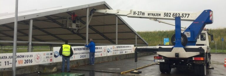 Podnośnik do prac montażowych