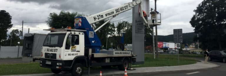 Wynejem podnośników koszowych kraków