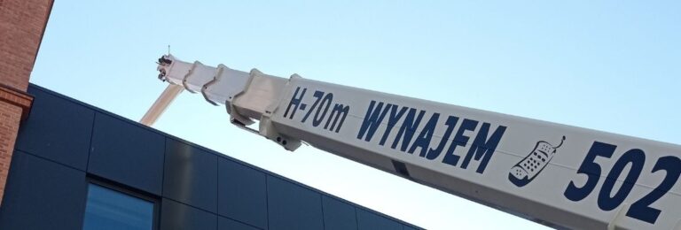 Wynajem podnosnika koszowego do fotowoltaiki