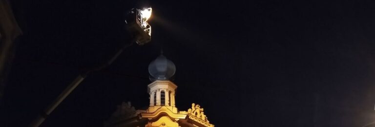 podnośnik na plan filmowy