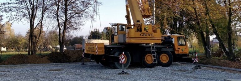 wynajem żurawia samojezdnego