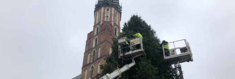 Podnośniki do montażu ozdób świątecznych