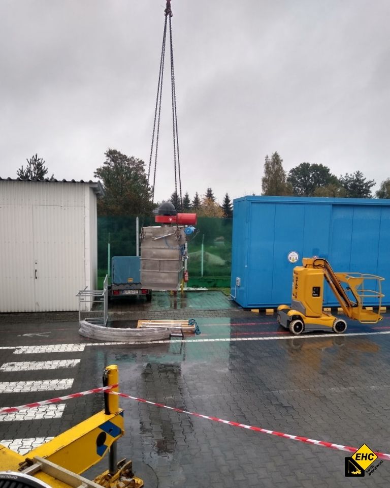 EHC dźwig do demontażu