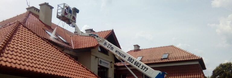 zwyżka do mycia okien dachowych
