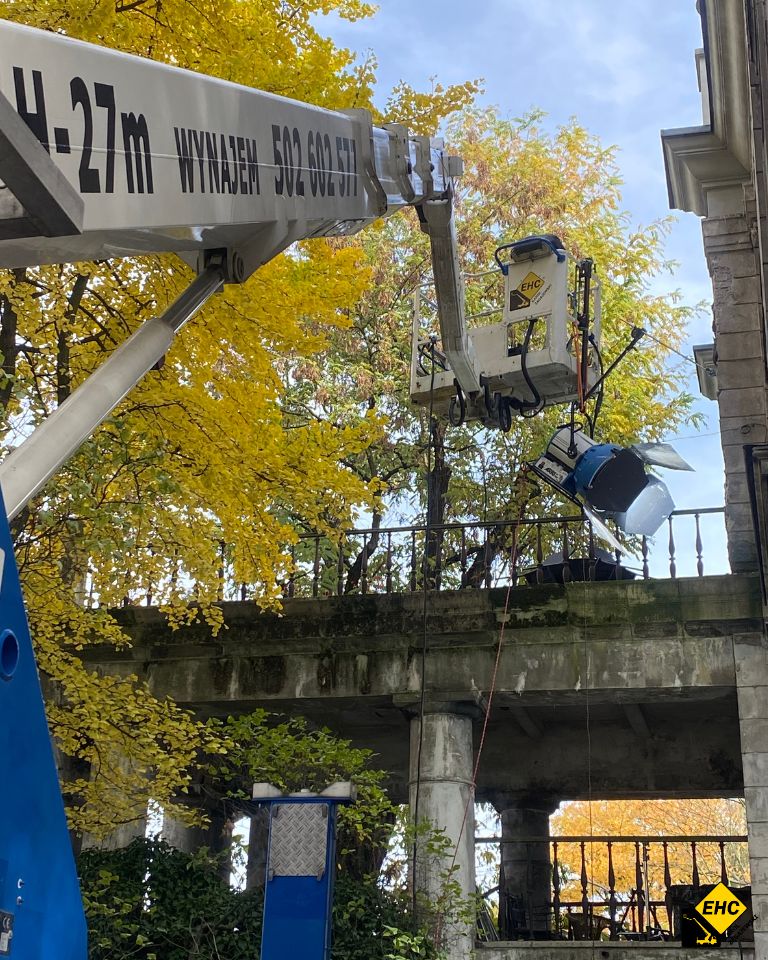 zwyzka na wynajem do prac na planie filmowym