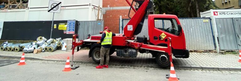 podnosnik do montazu klimatyzacji