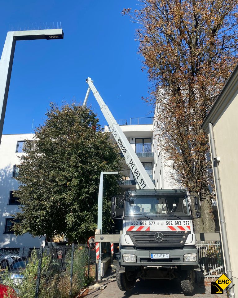 klimatyzacja a podnośnik koszowy