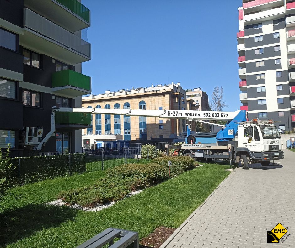 balkony inspekcja z podnośnika
