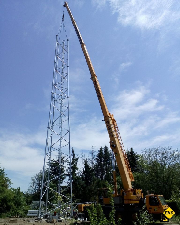 wynajem dźwigu do telekomunikacji