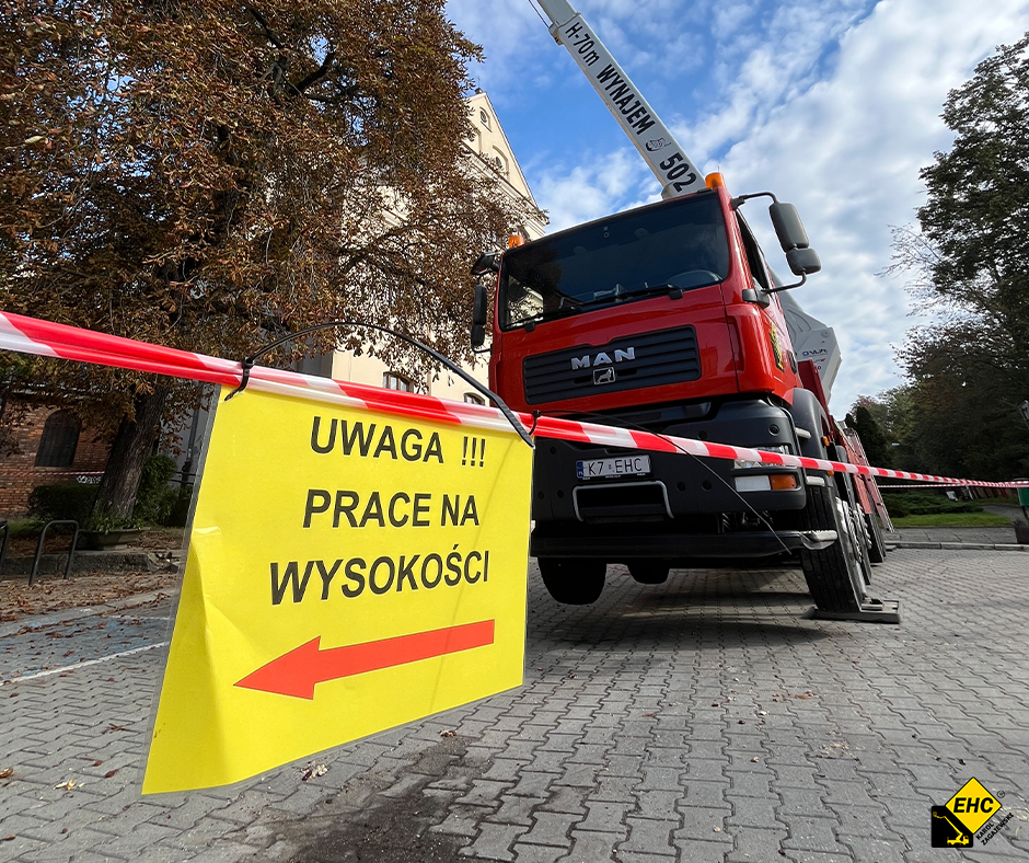wynajem podnosnika koszowego do pracy na wysokosci